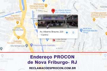 PROCON Municipal de Procon Municipal de Nova Friburgo no Rio de Janeiro