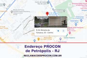 PROCON Municipal de Procon Municipal de Petrópolis no Rio de Janeiro